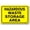 Warning Sign 6, variant on Hazardous Gas Ventilate Before Entry Caution Sign - 8"x12" Vintage Metal Warning Sign for Home Farm Bar Coffee Shop Club, Gas Zone, Ventilation Requirement