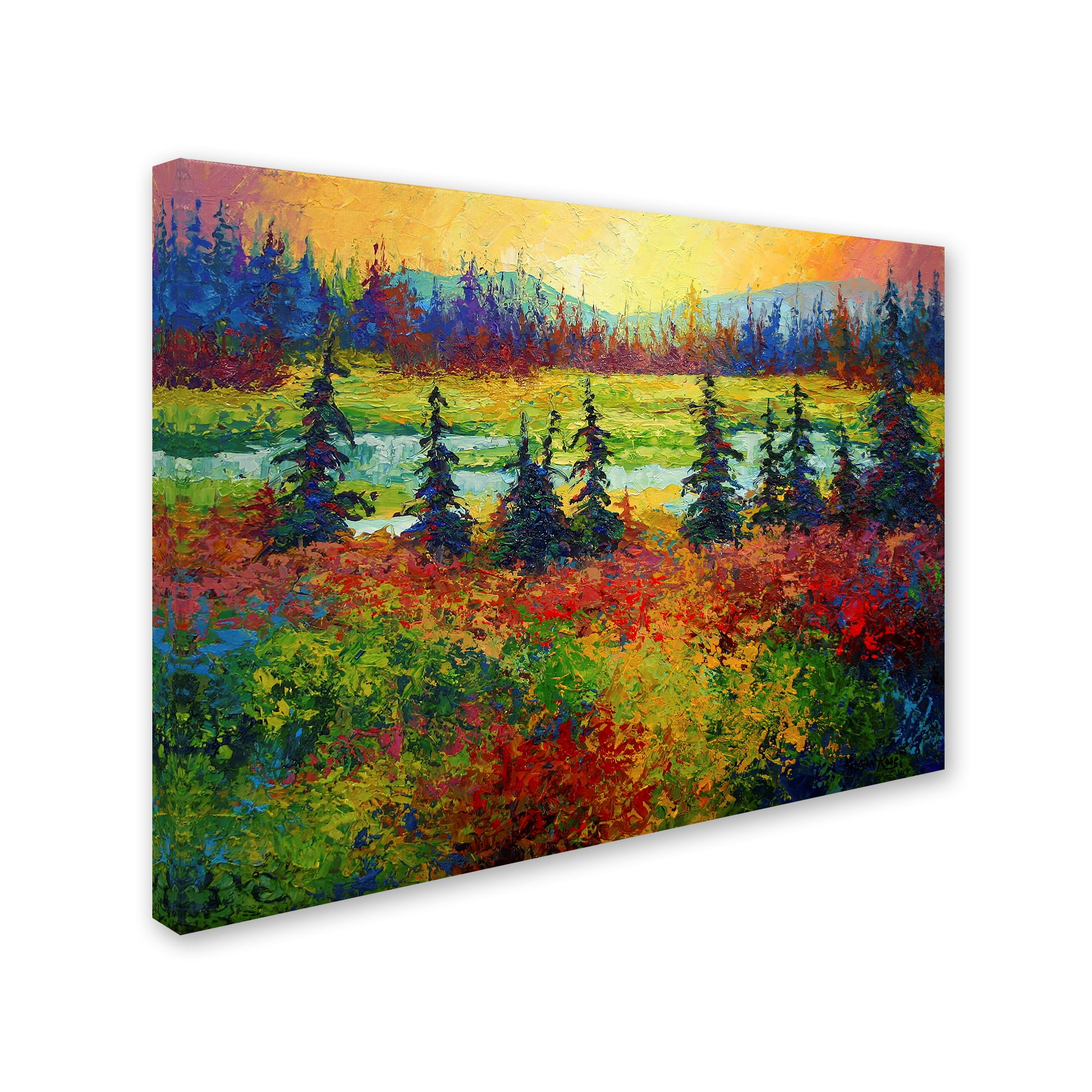 Trademark Fine Art 'Ak' Canvas Art by Marion Rose