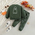 thumbnail image 5 of YunPes Toddler Baby Girl Boy St St Day Outfit Long Sleeve Sweatshirt Top Charm Pants Set, 5 of 9