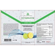 Core Nutritionals HYDRATE Comprehensive Electrolyte and Hydration Blend - Lemon Lime, 20 packets