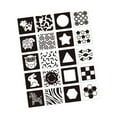 thumbnail image 4 of Tarjetas de contraste para bebés Tarjetas didácticas para la percepción y la concentración en preescolar en blanco y negro, 4 of 9