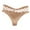 Beige, variant on BYHONG Sexy Transparent Hollowed Out Seamless Underwear for Women with Low Waist High Elasticity and Lifting Spicy Mesh Thong T Shirts Women's Panties Grey M