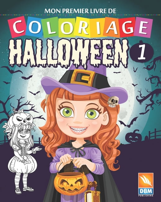 Halloween Mon premier livre de coloriage  Halloween 1  Livre de