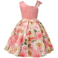 thumbnail image 2 of 3-9Y Girls Pageant Floral Dresses Kid Formal Dress with One Shoulder Off, 2 of 6