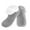 Gray, variant on BadPiggies Women Slipper Socks with Gripper Non Slip Soft Warm Cozy Fuzzy Socks Winter House Slippers (Black)
