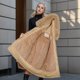 thumbnail image 4 of Chaqueta de algodón para mujer, de largo medio, más chaqueta de algodón aterciopelada, cintura suelta, chaqueta de algodón hacia abajo, 4 of 5