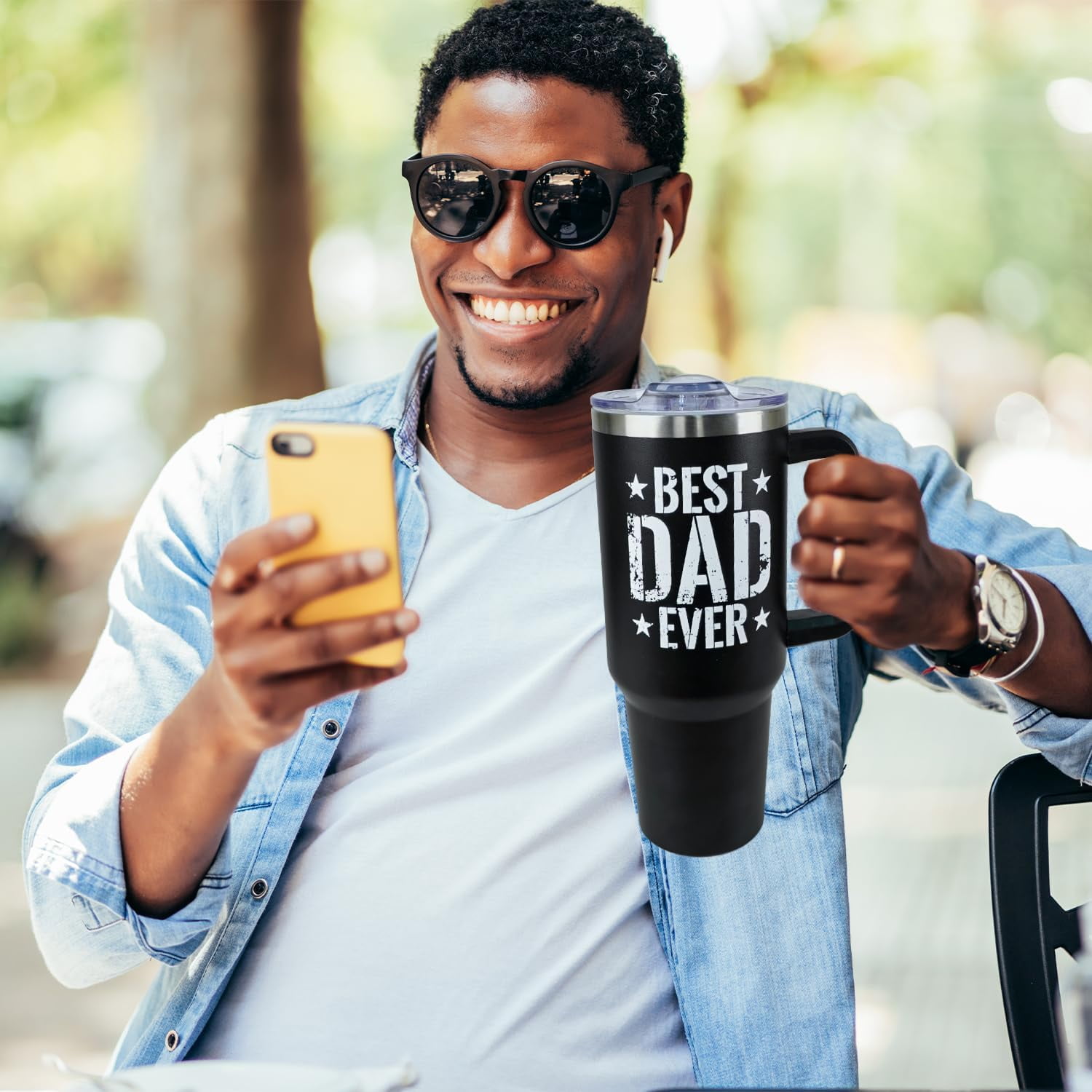 Old Lives Matter Tumbler 40oz Large Capacity with Handle