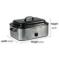 thumbnail image 6 of Royal Massage 18 Quart Hot Stone Heater - Hot Rock Massage Stone Therapy Warmer Heating Device, 6 of 7