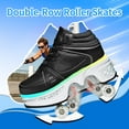 thumbnail image 2 of 2-in-1 Roller Skate Shoes & Sneakers,LED Roller Shoes,Shoes with Wheels for Men,Light Up Roller Skates Suitable for Outdoor Fun & Sports Skating, 2 of 7