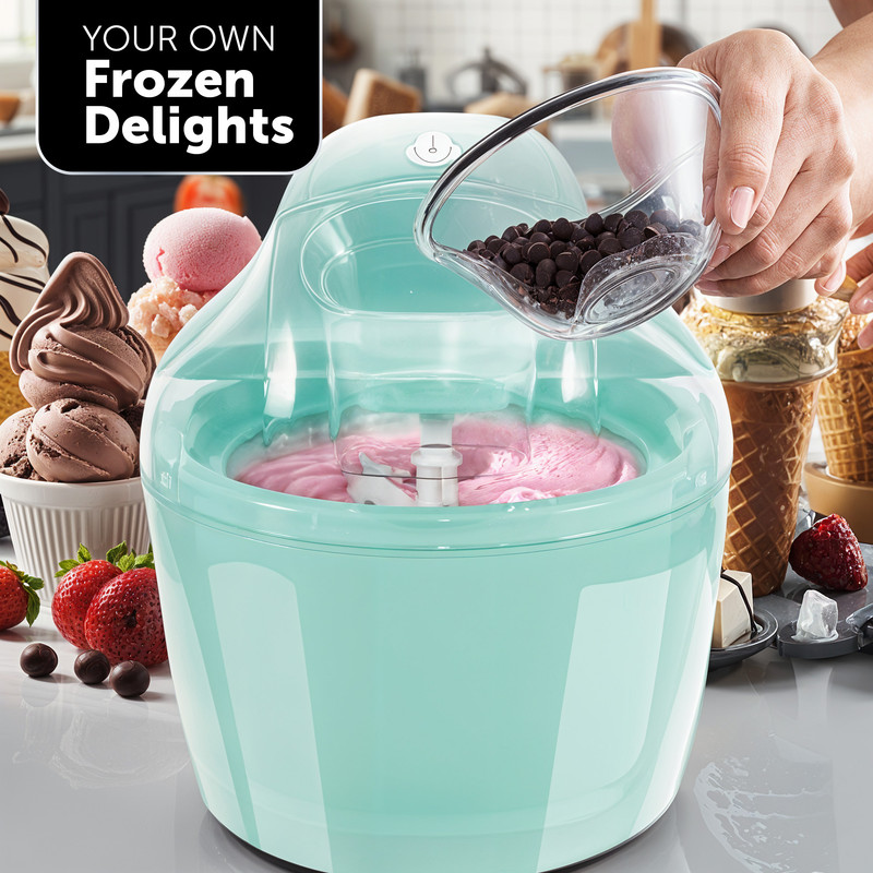 Americana EIM0054 1.5Qt. Electric Ice Cream Maker with Quick