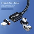 thumbnail image 1 of Maoww Essager Phone Fast Charging Cable Mobile Phone Data Sync Braided Design Cord, Red, for Android, 2m, 1 of 7