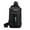 Black, variant on CASAFUN Trendy Sling Bag for Men and Women Casual Shoulder Backpack Chest Bags Small Crossbody Daypack with Earphone Hole for Travel Hiking Camping Outdoor Trip
