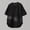 Black, variant on Summer Men's T Shirt with Casual Texture and Breathable Comfort for Everyday Wear in Leisure Style