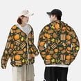 thumbnail image 4 of Pofeuu Autumn Harvest Pumpkin Basket Print Sun Protection Outdoor Lightweight Full Zip UV Cooling Hoodie Long Sleeve Summer Clothing for Outdoor Hiking-X-Large, 4 of 7