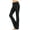 Black, variant on (Zenana Outfitters) Plus Size Premium Cotton Fold Over YOGA Pants