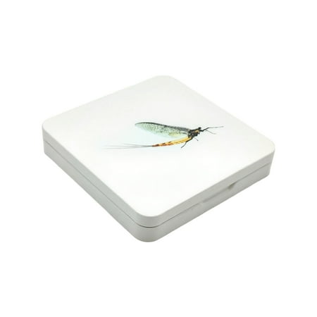 Rustproof Fishing Tackle Box With 16 Compartments Dense Metal Plan For Fly Attract Security And Portability