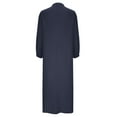 thumbnail image 3 of Robes pour Femmes 2024 Été Ample Décontracté Coton Lin Manches Courtes Col Rond Robe 50 % de Réduction!, 3 of 5