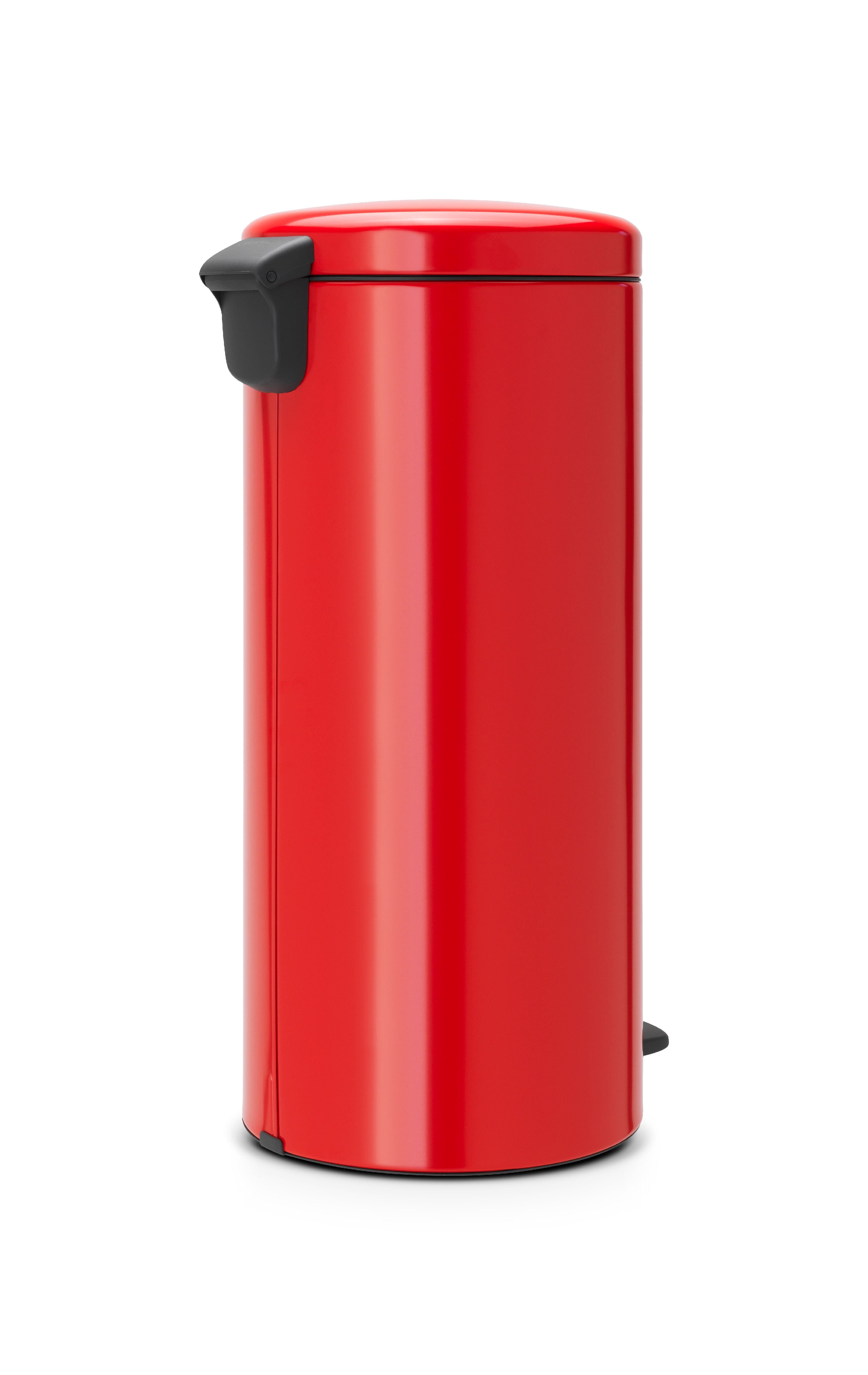Brabantia Trash Can Newicon, 8 gal / 30L Passion Red