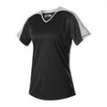 thumbnail image 5 of Alleson Athletic 558VW Womens V Neck Fastpitch Jersey - Royal White, 5 of 7