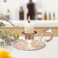thumbnail image 1 of Candelabro de estilo europeo, candelabro de mano Retro, soporte para velas de mesa para aniversario, escritorio, hogar Plata, 1 of 8