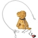 thumbnail image 1 of Correa para perro, cadena de acero inoxidable, 52,8 cm, cinturón de seguridad para perros, correa de seguridad para mascotas en el coche, 1 of 5