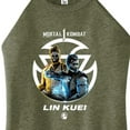 thumbnail image 3 of Mortal Kombat - Mk Lin Kuei - Juniors High Neck Tank Top, 3 of 5