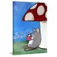 thumbnail image 3 of Marmont Hill "Book Mouse" by Andrea Doss Painting Print on Wrapped Canvas, 3 of 5