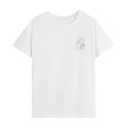 thumbnail image 2 of Camiseta de manga corta para mujer, camiseta clásica suave con cuello redondo para mochilero y trabajo XL, 2 of 8
