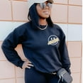 thumbnail image 2 of HAPPY SMILEY FACE TAPE Graphic Unisex Fleece Pullover, 2 of 7