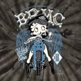 thumbnail image 4 of Wild Bobby Biker Betty Boop MC Motorcycle Club 1930 Betty Boop Tie-Dye T-Shirt, Spider Black, Medium, 4 of 4