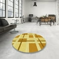 thumbnail image 4 of Ahgly Company Machine Washable Indoor Rectangle Transitional Orange Area Rugs, 4' x 6', 4 of 7