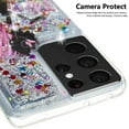 thumbnail image 5 of Case for Galaxy S21 Ultra,Glitter Quicksand Moving Hearts Star Flower Cartoon Animals Flowing Liquid Protective Soft Phone Case for Samsung Galaxy S21 Ultra 5G,6.8" 2021 (Angel Girl), 5 of 14