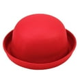 thumbnail image 7 of Wool Round Top Hat Vintage Style Performance Costume Hat Classic Fashion Accessory for Men Women Winter Wear, 7 of 7
