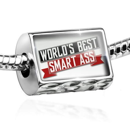 Bead Worlds Best Smart Ass Charm Fits All European (Best Ass Hole In The World)