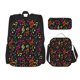 thumbnail image 1 of Balery Music Notes Mochila escolar 3 en 1 para niños: mochila resistente con lonchera térmica y estuche para lápices. Mochila escolar para niños y niñas., 1 of 7