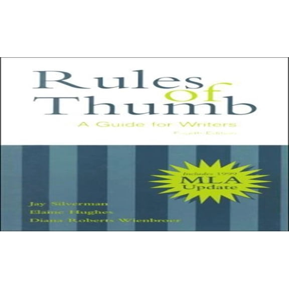 Pre-Owned Rules of Thumb: A Guide for Writers with MLA Updates (Hardcover) 0072291958 9780072291957
