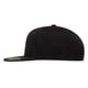 thumbnail image 2 of Yupoong - Gorra /Visera Estilo Snapback Modelo Flexfit Premium 210 Unisex Hombre/Mujer (Negro), 2 of 2