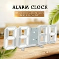 thumbnail image 3 of JFBUJC 3d Led Wall Clock, Modern Digital Alarm Clock For Home, Kitchen, Office, Bedside Table, Wall Clock, 24 Or 12 Hours Display - Wtake, 3 of 5