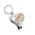 thumbnail image 1 of Deporte de invierno skate boarding atletas ilustración Cortador de clavos Anillo Llavero Abrebotellas Clipper, 1 of 3