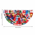 thumbnail image 3 of International Fan Flag Half Fan Banner 24 X 48 Inch Durable Polyester Patriotic Sports Event Decor Independence Day Soccer Theme Party Hanging Decoration Multi Nation Design 1, 3 of 8