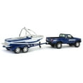 thumbnail image 3 of 1/64 1985 Toyota SR5 Pickup Truck Speed Boat Blue Johnny Lightning JLSP399, 3 of 5
