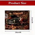 thumbnail image 3 of Christmas Outdoor Garage Banner 96x84 In, Polyester HD Digital Holiday Flag, Santa Snowman Christmas Tree Yard Decor for Party Home Decoration, 3 of 8