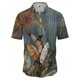 thumbnail image 1 of Playeras Y Camisas Para Hombre La tendencia de la moda de verano es genial para combinar con camisas de manga corta estampadas en verde (Navy, XL), 1 of 2