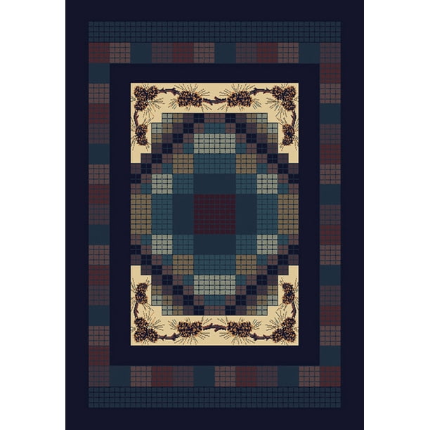United Weavers Brunswick Ava Multi Woven Olefin Area Rug