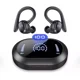 thumbnail image 1 of Auriculares Inalámbricos Deportivos Bluetooth Con Ganchos Color Negro Luz Verde Oscuro, 1 of 8