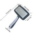 thumbnail image 2 of Brosse de Toilettage pour Chien / Brosse pour Perte de Poils d'Animaux Outil de Toilettage Râteau de Massage pour sous-Couche pour Poils Longs et Courts Massage de la Saleté Libre Bol de Voyage pour Chien avec Couvercle, 2 of 3