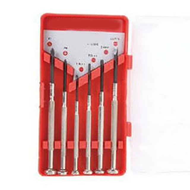 Oubit Metal Screwdriver,6PCS Mini Screwdrivers Iron Watch Repair Screwdriver Watch Repair Tool Kit Future-Proof Design