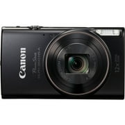 Canon PowerShot ELPH 360 HS A Digital Camera (Black) | 20.2MP, 1/2.3, DIGIC 4+, Full HD 1080p, Wi-Fi & NFC | Bundle with Extra Battery, 64GB Memory