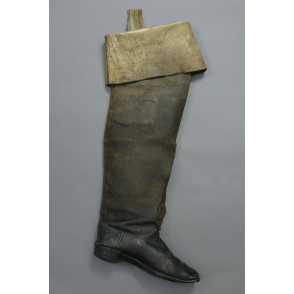 Print: Boot Worn By John Wilkes Booth. It Was Cut By The Doctor That