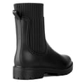 thumbnail image 5 of Waterproof Women's Ankle Boots with Fashion Lug Sole Low Chunky Heel,Black,Size 8, 5 of 9